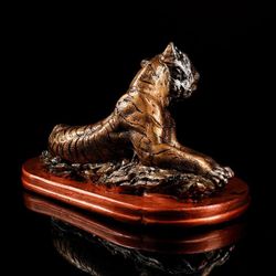 Premium Gips / Figurine "Family of tigers"