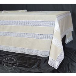 Елецкие кружева / Yelets lace / Table set "Tablecloth and napkins"