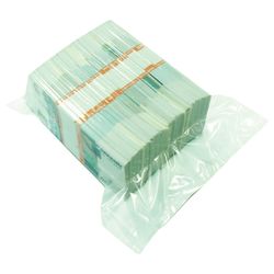 Packages for vacuum packing of banknotes, set of 500 pcs., 300x420 mm, 3 layers, 90 microns