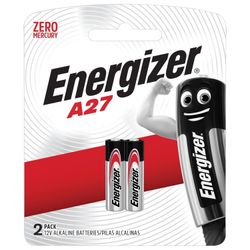 ENERGIZER / Batteries A27 (27A) alkaline for alarms, SET 2 pcs. in blister
