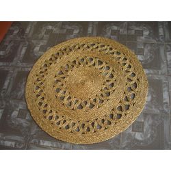 Alfombra de mimbre para puerta