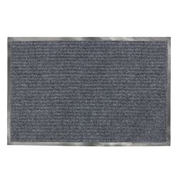 ЛАЙМА / Entrance pile moisture-dirt-proof mat, 120x150 cm, ribbed, thickness 7 mm, gray