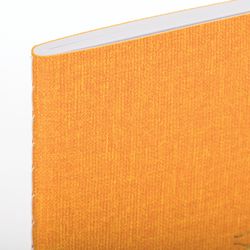 BRAUBERG / Notebook 60 l. point to point cover leatherette matting, stitching, B5 (179x250mm), YELLOW, BRIGHT / 2 pcs.