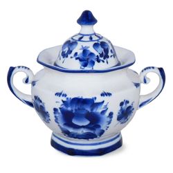 Гжельский Фарфоровый завод / Sugar Bowl Faceted