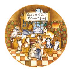 Davici / Wooden puzzle "Happy cats"