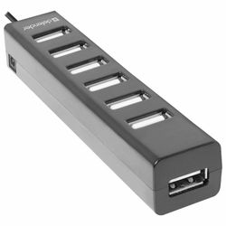 DEFENDER / Quadro Swift Hub, USB 2.0, 7 Ports, Black