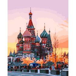Опт-картина / Sayılara göre boyama 40x50 Katedral