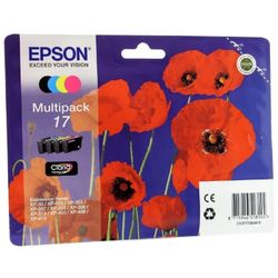 EPSON / Inkjet cartridge Epson C13T17064A10 black / cyan / magenta / yellow card set. for Epson XP33 / 203 /