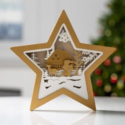 Luazon Lighting / Figurine LED "Etoile Dorée"