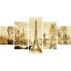 Опт-картина / Polyptych Paris