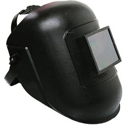 Electric welder's plastic mask