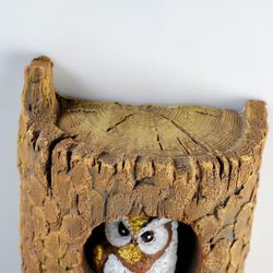 Хорошие сувениры / Housekeeper "Owl in a hollow" 14x7x18 cm