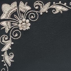 Торжокские золотошвеи / Leather eyeglass case "Shining"