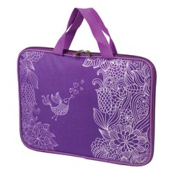 Zip-Ordner mit Griffen BRAUBERG, A4, Stoff, gefüttert, Sublimation, für Mädchen, "Magenta"