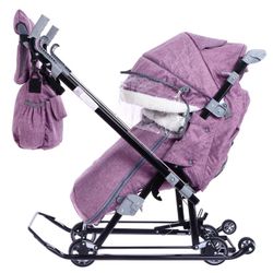 Nika Kids / Sled-carriage "Nika To children ND7-8 with a unicorn"