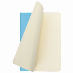 BRAUBERG / Notebook 48 y. point to point cover leatherette SoftTouch, stitching, A5 (147х210mm), BLUE, RAINBOW / 10 pcs.