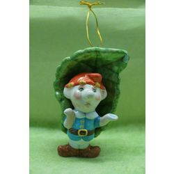 Ярославская майолика / Christmas tree toy "Gnomes"