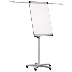 Whiteboard-flipchart magnetic marker (70x100 cm), mobile, holders for paper, "2x3" (Poland)