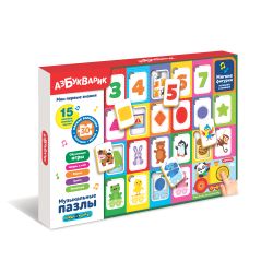 Азбукварик / Alphabet / Musical puzzles "My first knowledge"