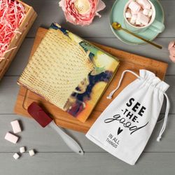 Этель / Ethel / Gift set "Hello spring" towel 40x73cm, paddle