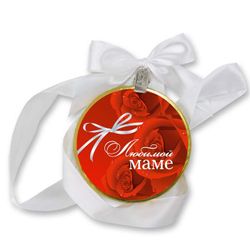 Chocolate medal "Beloved mother"