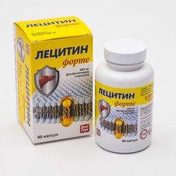 РеалКапс / Lecithin Forte, 90 capsules of 1580 mg