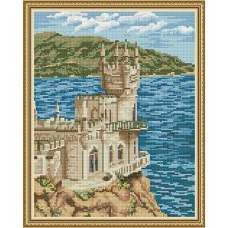 Опт-картина / Mosaico de diamantes 40x50, diamantes de imitación redondos Nido de golondrina