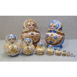 Matryoshka No. 4 "Anfisa" 10 dolls