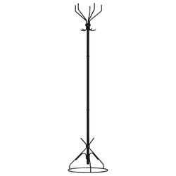 TITANIUM / Hanger-rack "Azhur-2", 1.89 m, base 46 cm, 5 hooks, metal, black