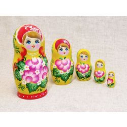 La matrioshka "malva" 5 muñecas