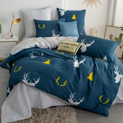 Ситрейд / Citrade / Bedding set Lux Satin A189, Euro 4 pillowcases