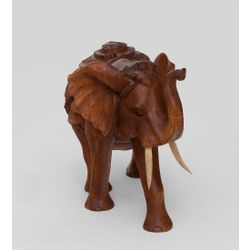 Decor and Gift / Wooden figurine "Elephant" 27 cm