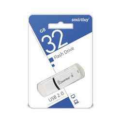 SMARTBUY / Flash Drive 32 GB, Paean, USB 2.0, white
