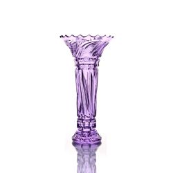 Гусевской Хрустальный завод / Crystal vase for flowers "Peterhof" medium light purple
