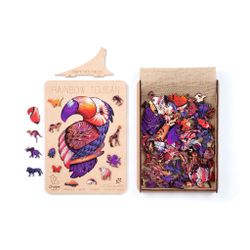 CHAPA PUZZLES / Gökkuşağı Toucan 36x53 cm XL - 199 adet
