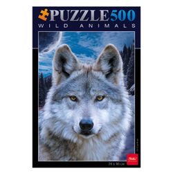 Puzzle STANDARD, 500 items A2, "Wolf", 340х460 mm