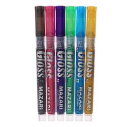 MAZARI / Set of markers-paints "Gloss" 6 colors