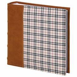 Photo album BRAUBERG "Scotch" for 200 photos 10x15 cm, leather-like, paper pages, box