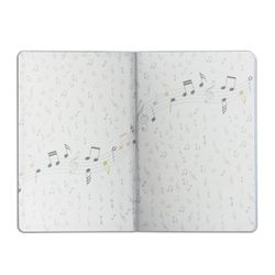 BRAUBERG / Diary for a music school 48 sheets, flexible leatherette cover, thermal embossing, purple / 10 pcs.