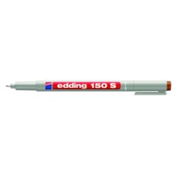 EDDING / Edding / Industriemarker, für Projektionsfolien, Rundspitze, 0,3 mm Braun