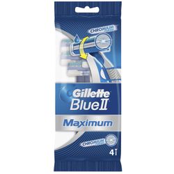 GILLETTE / BLUE 2 Max disposable shavers for men, SET of 4 pcs.