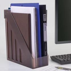A vertical tray for paper, increased width (mm 277х100х290), BRAUBERG-MAXI, tinted