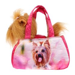 Мой питомец / Yorkie with a necklace stuffed toy