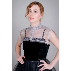 Снежинка / Snowflake / Collar lace "Stardust" rectangular