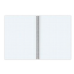 BRAUBERG / Notebook A5, 48 sh., ECO, comb, cage, cardboard cover, ONE-TONE / 10 pcs.