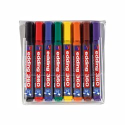 EDDING / Juego de marcadores Edding / Whiteboard, punta redonda, 1,5-3 mm, 8 piezas 8 colores