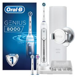 Зубная щетка электрическая ORAL-B (Орал-би) "Genius 8000", Bluetooth, D701.535.5XC