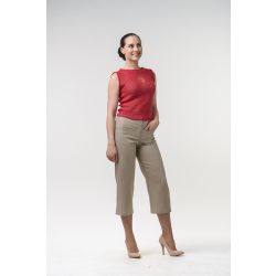 Women's clothing. PANTS - B032T (BEIGE) (RETAIL)