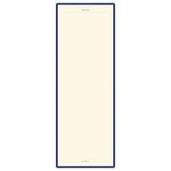 BRUNO VISCONTI / Notebook Blue SMALL FORMAT 100 sheets A6, 90x130 mm, hard, balacron, opening up