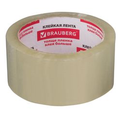 BRAUBERG / Packaging adhesive tape 48 mm x 66 m, transparent, 45 micron thick